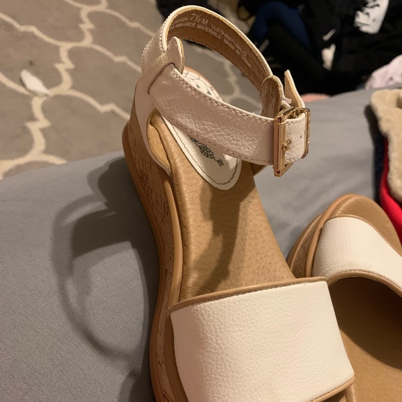 White Womens Platform Sandals - Picture 2 of 6